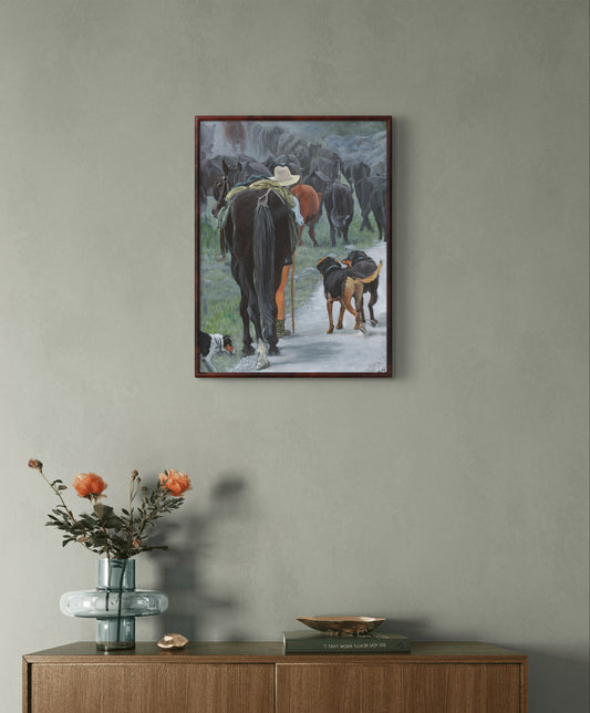 'Heading Up the Left' Print