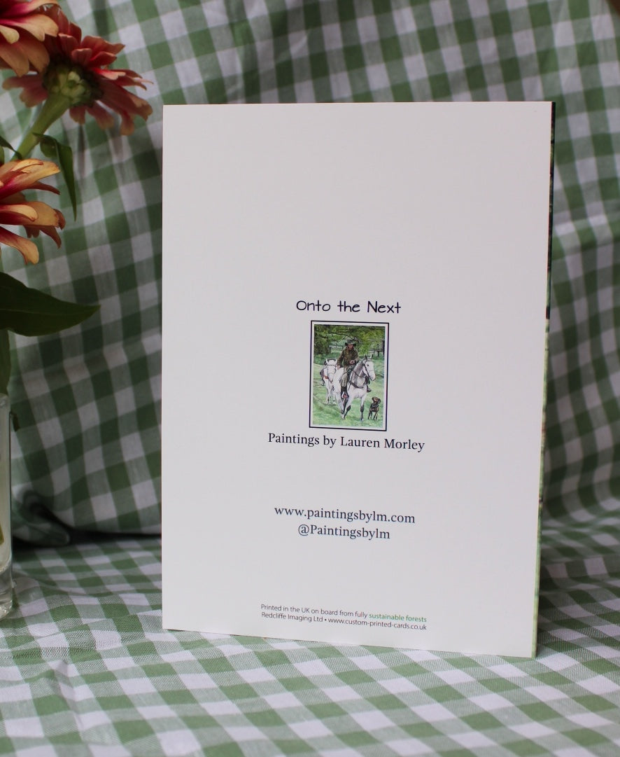 ‘Onto the Next’ Greeting Card