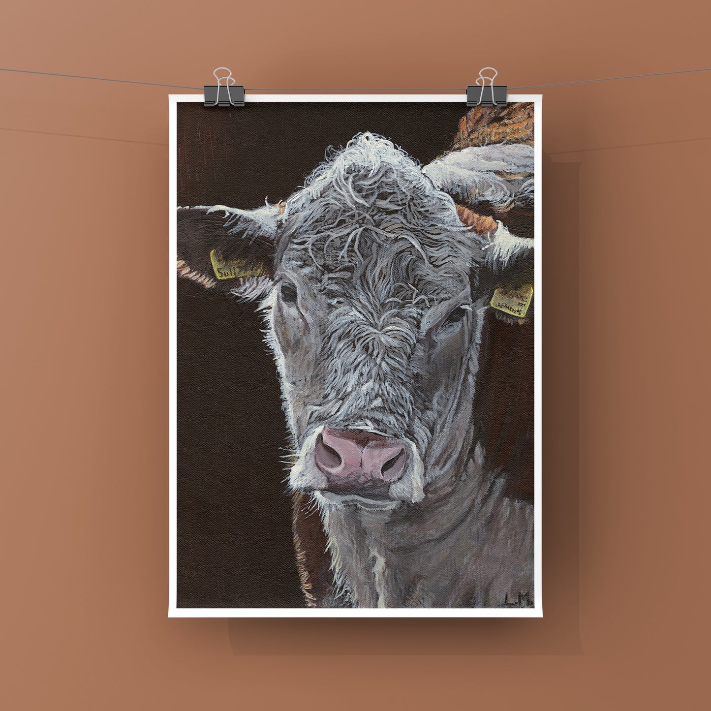 Wiltshire Hereford Print
