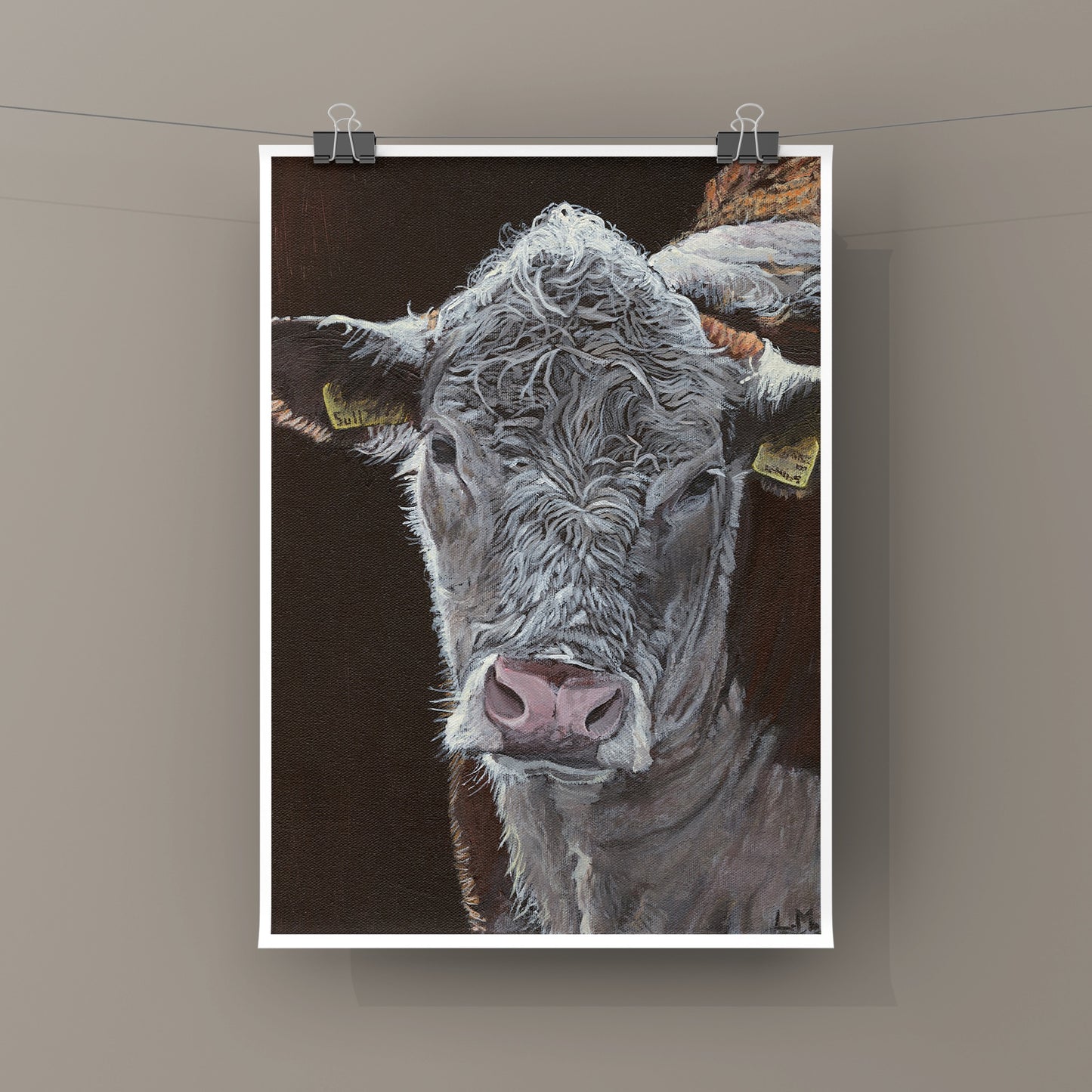 Wiltshire Hereford Print