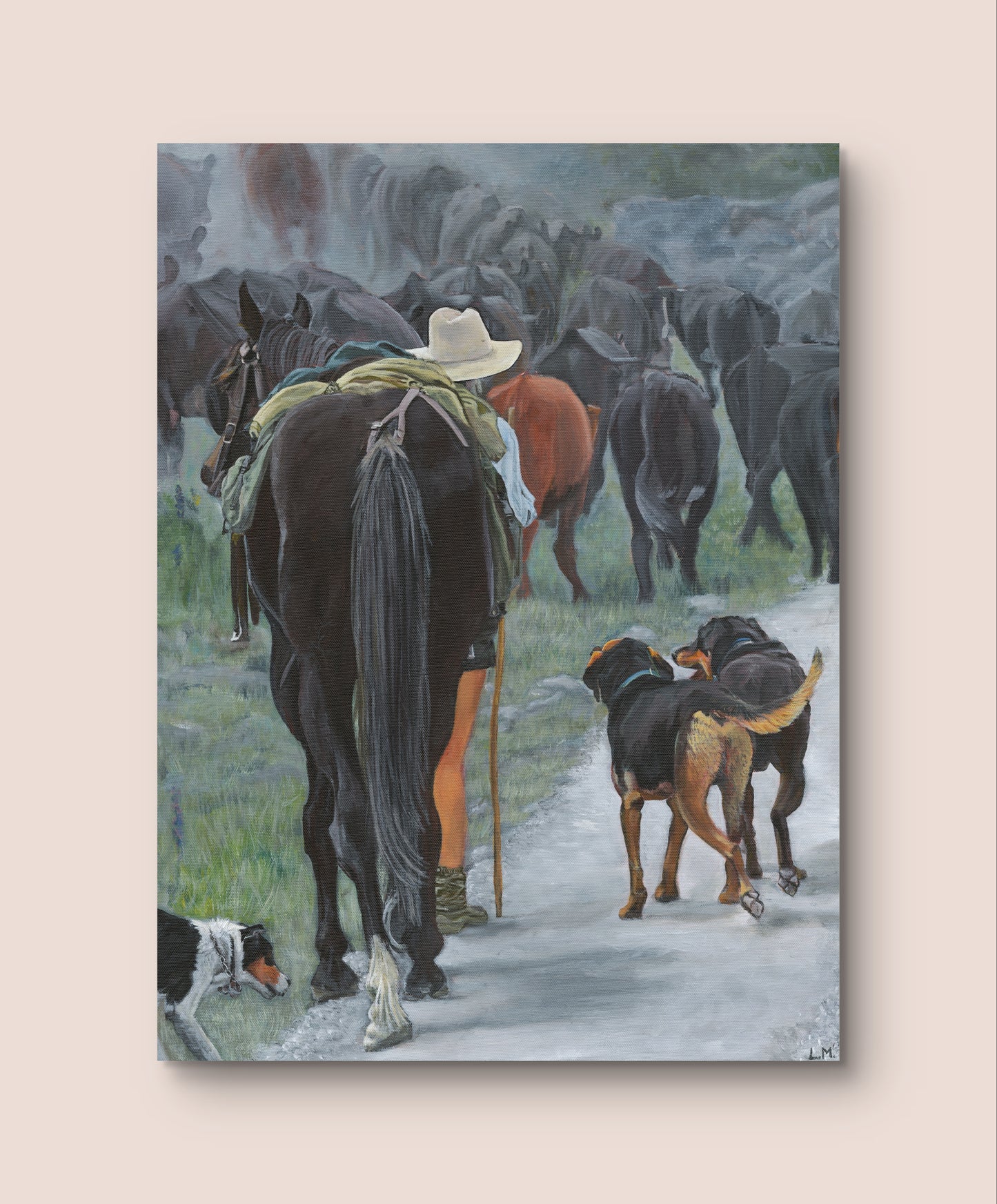 'Heading Up the Left' Print