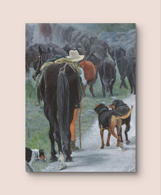 'Heading Up the Left' Print