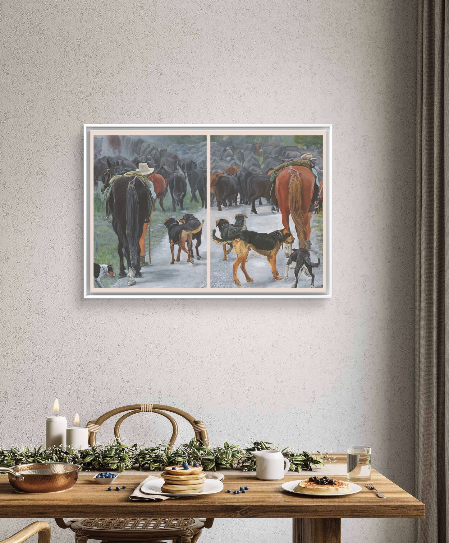 Mustering Duo: Heading Up the Left & Heading Up the Right Prints