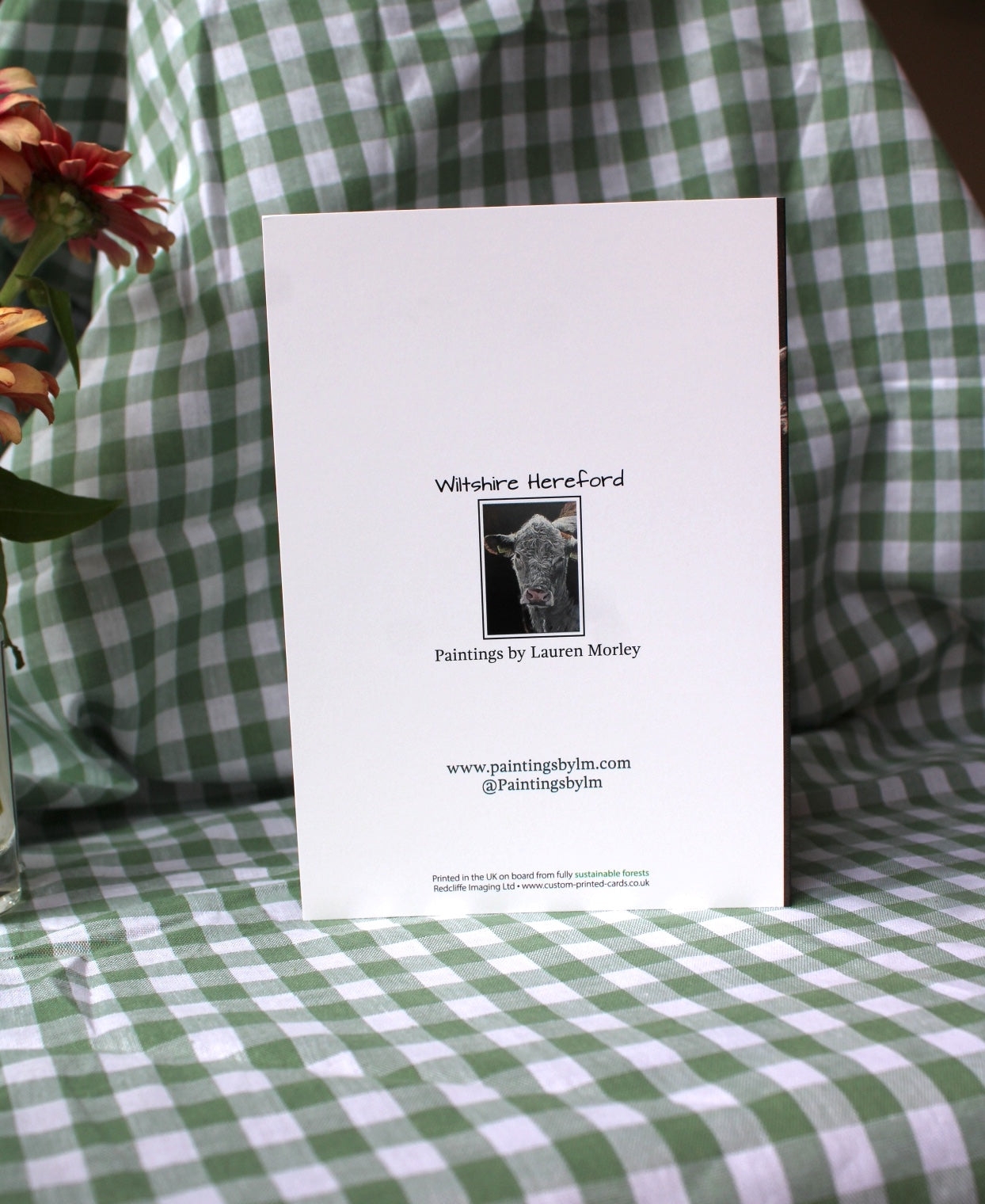 'Wiltshire Hereford' Greeting Card
