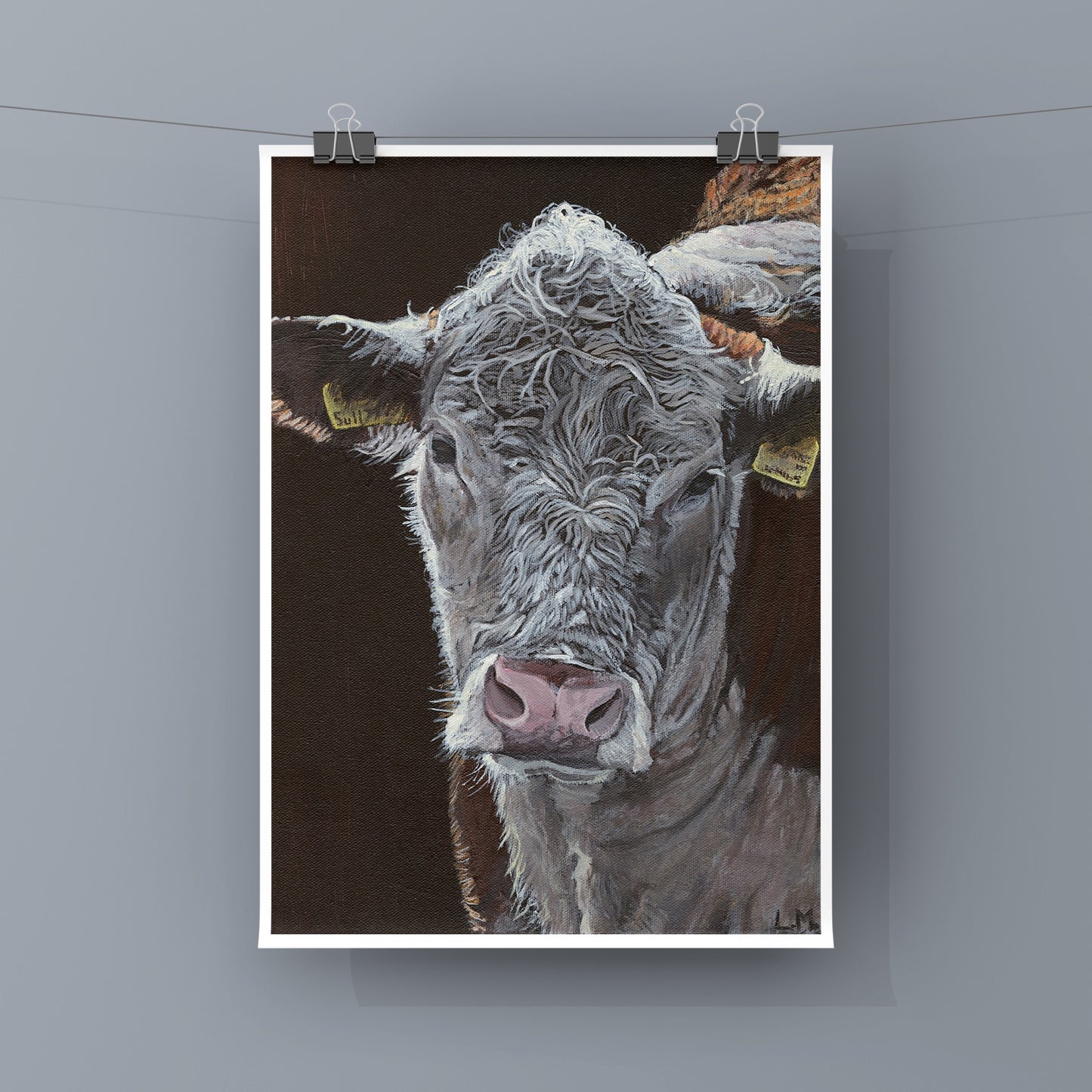 Wiltshire Hereford Print