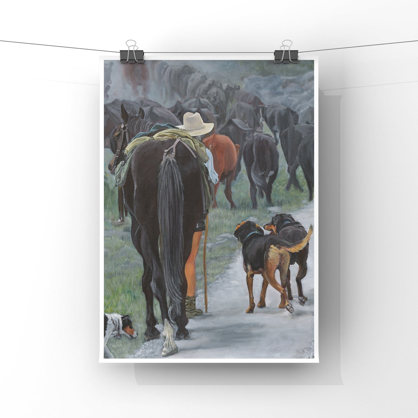 'Heading Up the Left' Print