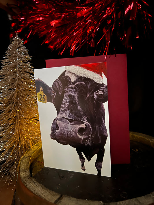 Udderly Festive Christmas Card