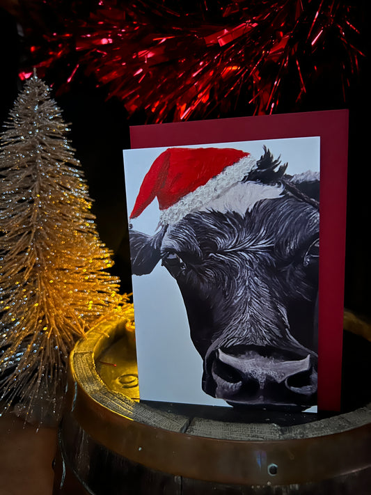 Merry Christ-moos! Christmas Card